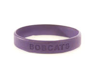 Purple Bobcats Wristbands