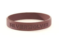 Brown Silverwolves Wristbands